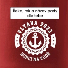 Na vodu - kotva (vlastní nápis)