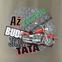 Až vyrostu budu jako táta - klasická motorka