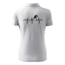 EKG stolní tenista stojící