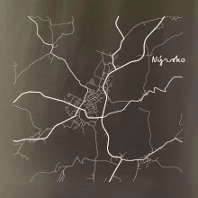 Černobílá mapa Nýrsko  340 22