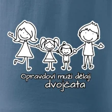 Opravdoví muži dělají dvojčata - holka kluk