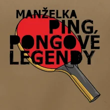 Manželka ping pongové legendy