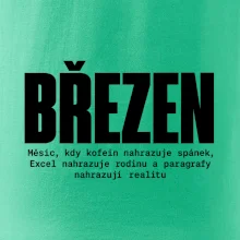 Březen kofein místo spánku