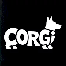 Corgi nápis v těle