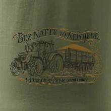 Bez nafty to nepojede traktor s vlekem