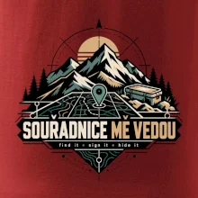 Souřadnice mě vedou horská mapa