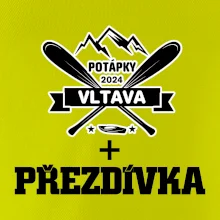 Na vodu - pádla hory (vlastní nápis)