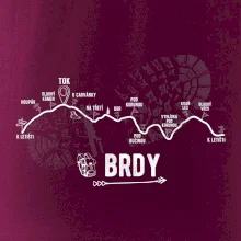 Profil kopců - Brdy