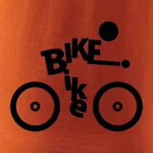 Bike nápis postava