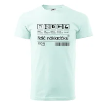 Čárový kód řidič náklaďáku