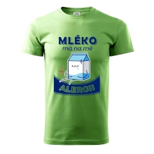 Mléko má na mě alergii