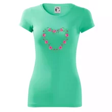 Červené tulipánové srdiečko (Pecka design)