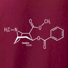 Molekulární struktura Cocaine Kokain