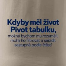 Kdyby měl život pivot tabulku
