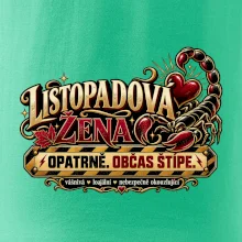 Listopadová žena pozor občas štípe
