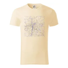 Praha - Mapa s vodními toky