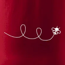 Dráha letu včely - smyčka