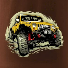 Žlutý offroad s navijákem