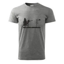 Disc golf - žena černý obrázek