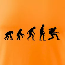 Evoluce kytarista - klečící
