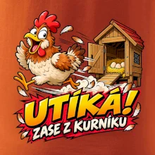 Útěk slepice z kurníku