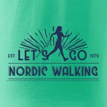 Let's go nordic walking - vintage Let's go nordic walking - vintage
