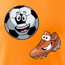 Parové triko - Kopačka a míč