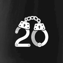 Narozeninové tričko pro policajta - pouta 20