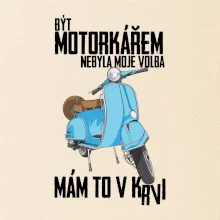 Být motorkářem nebyla moje volba skútr