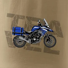 Cestovní enduro modré