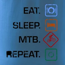 Eat sleep MTB repeat