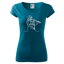 Houslistka jedním tahem