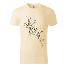 Lezecká stěna jedním tahem