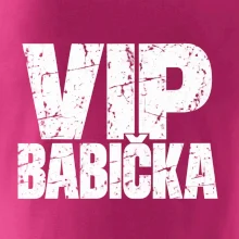VIP babička černá grunge typografie