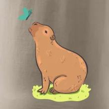 Kapybara a motýlek
