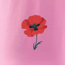 Vlčí mák kreslený velký