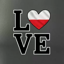 Love Polská vlajka