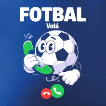 Karikatura fotbal volá