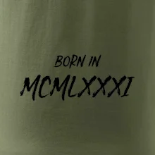 Born in - Římské číslo 1981