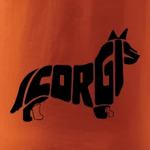 Corgi - nápis v těle Corgi - nápis v těle