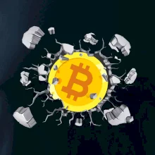 Bitcoin v triku Bitcoin v triku