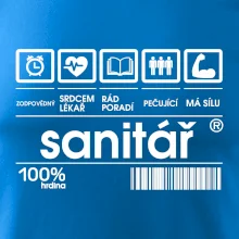 Čárový kód sanitář