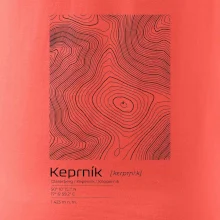 Keprník - vrstevnice v obdélníku