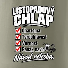 Listopadový chlap charisma a panák navíc