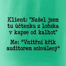 Klient a vnitřní auditorský křik
