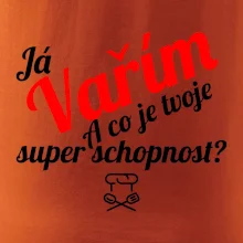 Já vařím - tvoje superschopnost? šikmý nápis