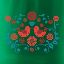 folklor - dva červení ptáčci