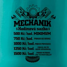 Mechanik - hodinová sazba