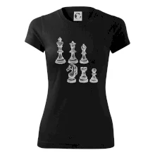 Šachové figurky kreslené