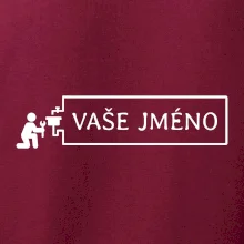 Instalatér - jméno v rámečku
